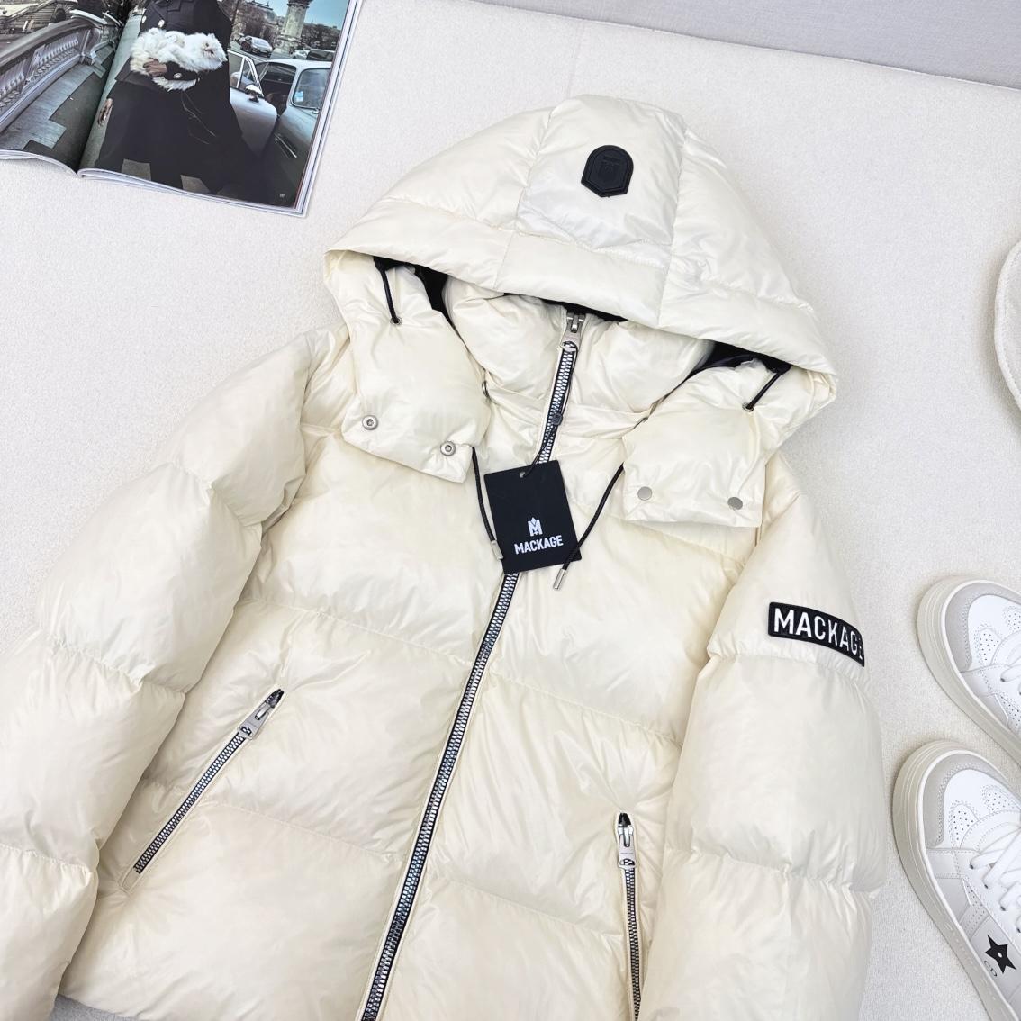 Mackage Hooded Down Jacket - FashionPlug