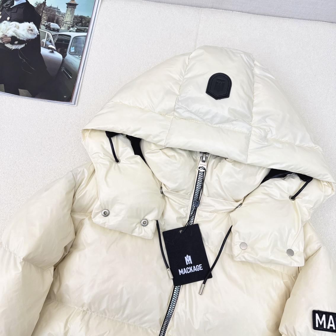 Mackage Hooded Down Jacket - FashionPlug