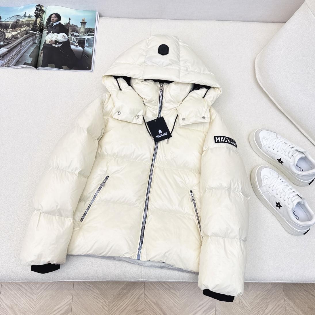 Mackage Hooded Down Jacket - FashionPlug