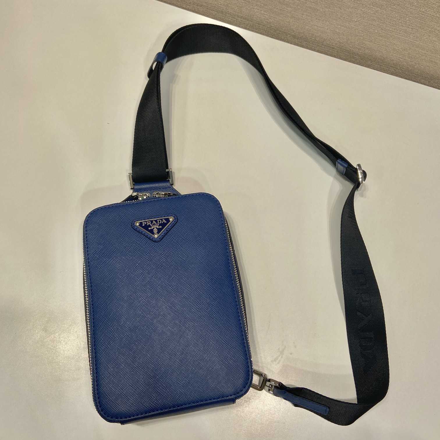 Prada Brique Saffiano Leather Bag - FashionPlug
