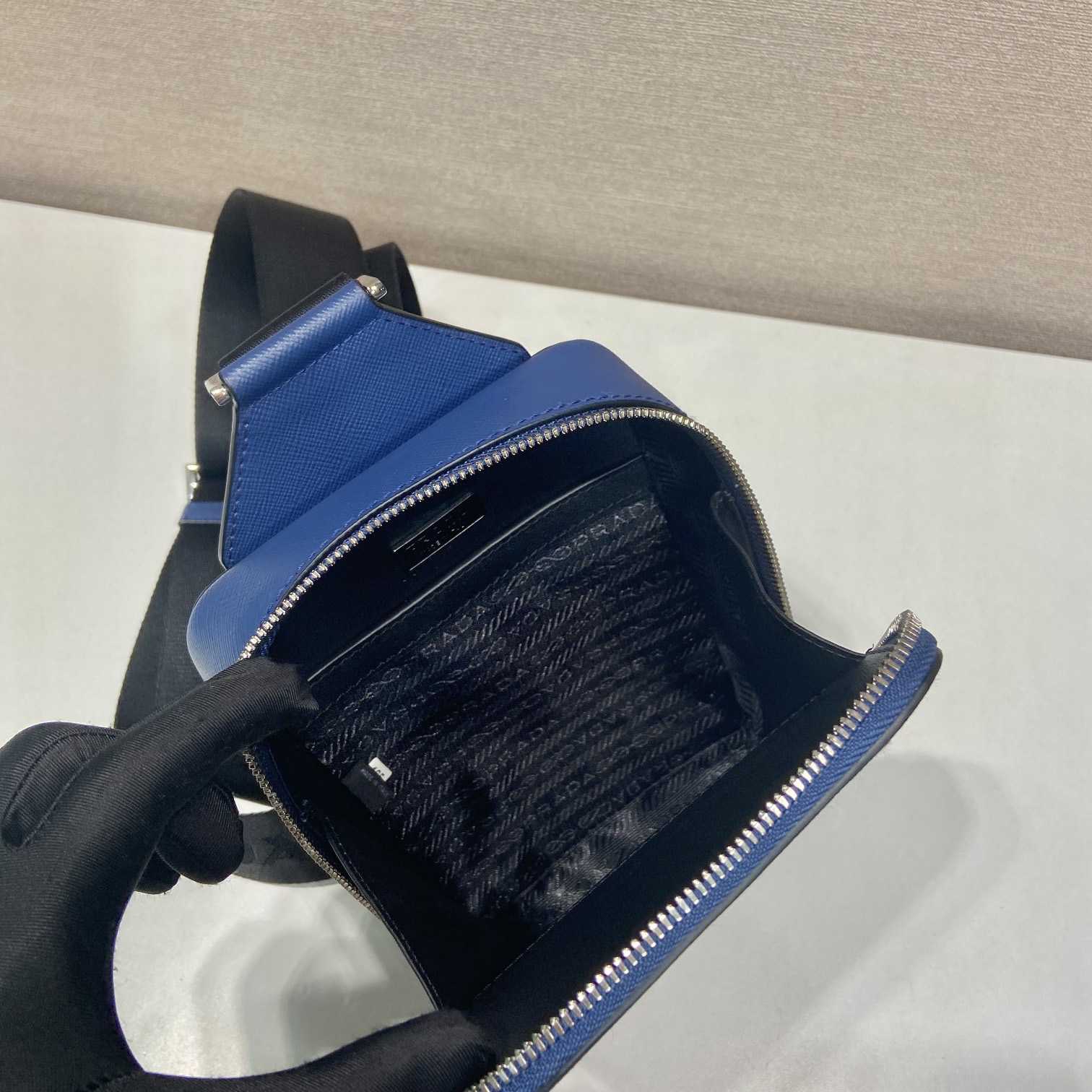 Prada Brique Saffiano Leather Bag - FashionPlug