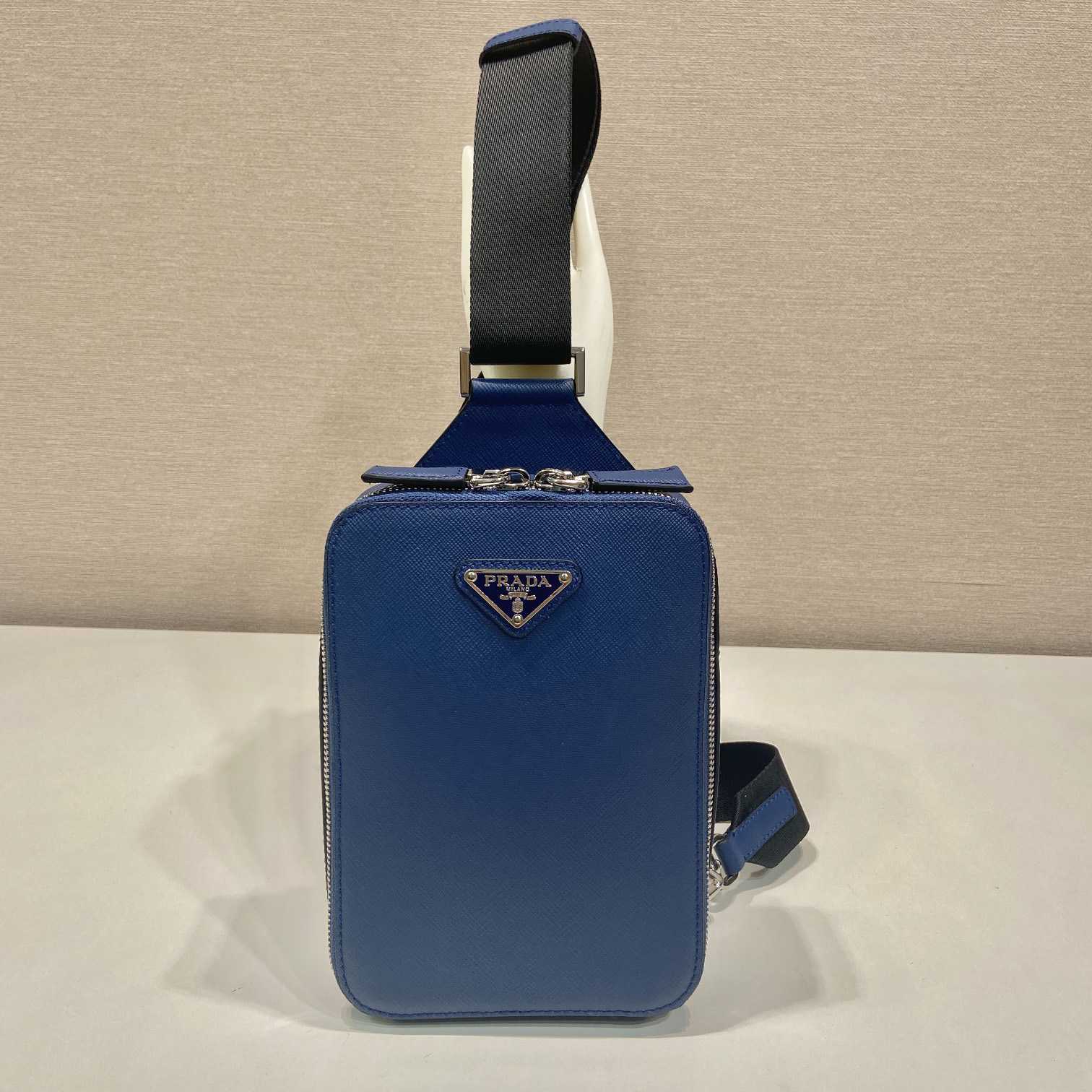 Prada Brique Saffiano Leather Bag - FashionPlug