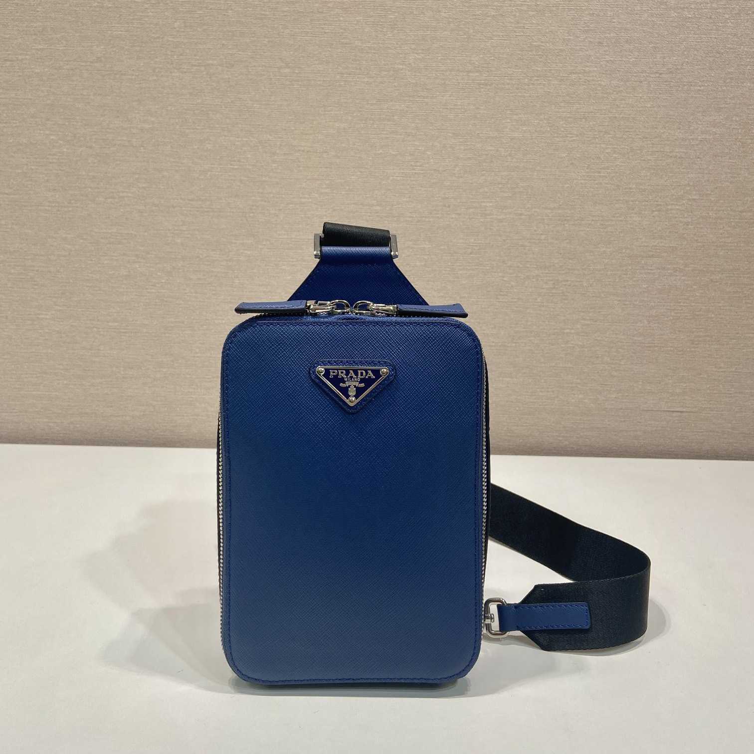 Prada Brique Saffiano Leather Bag - FashionPlug