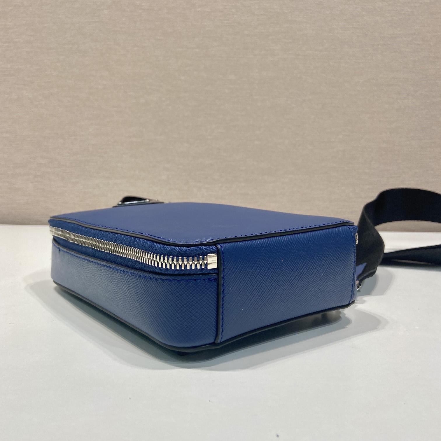 Prada Brique Saffiano Leather Bag - FashionPlug