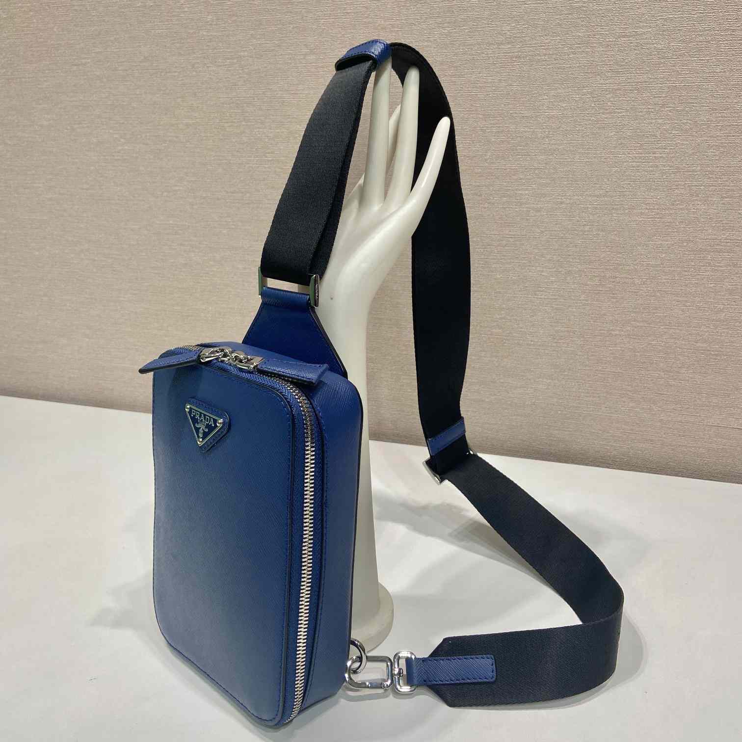 Prada Brique Saffiano Leather Bag - FashionPlug