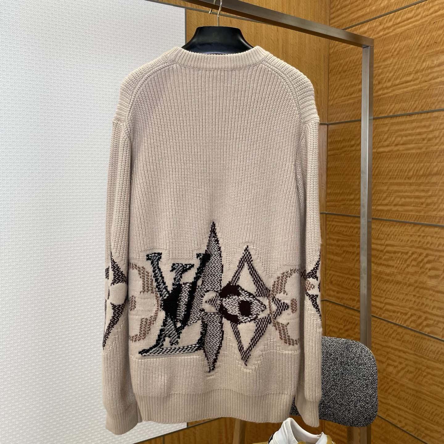 Louis Vuitton Graphic Knitted Crewneck   1AJBVT - FashionPlug