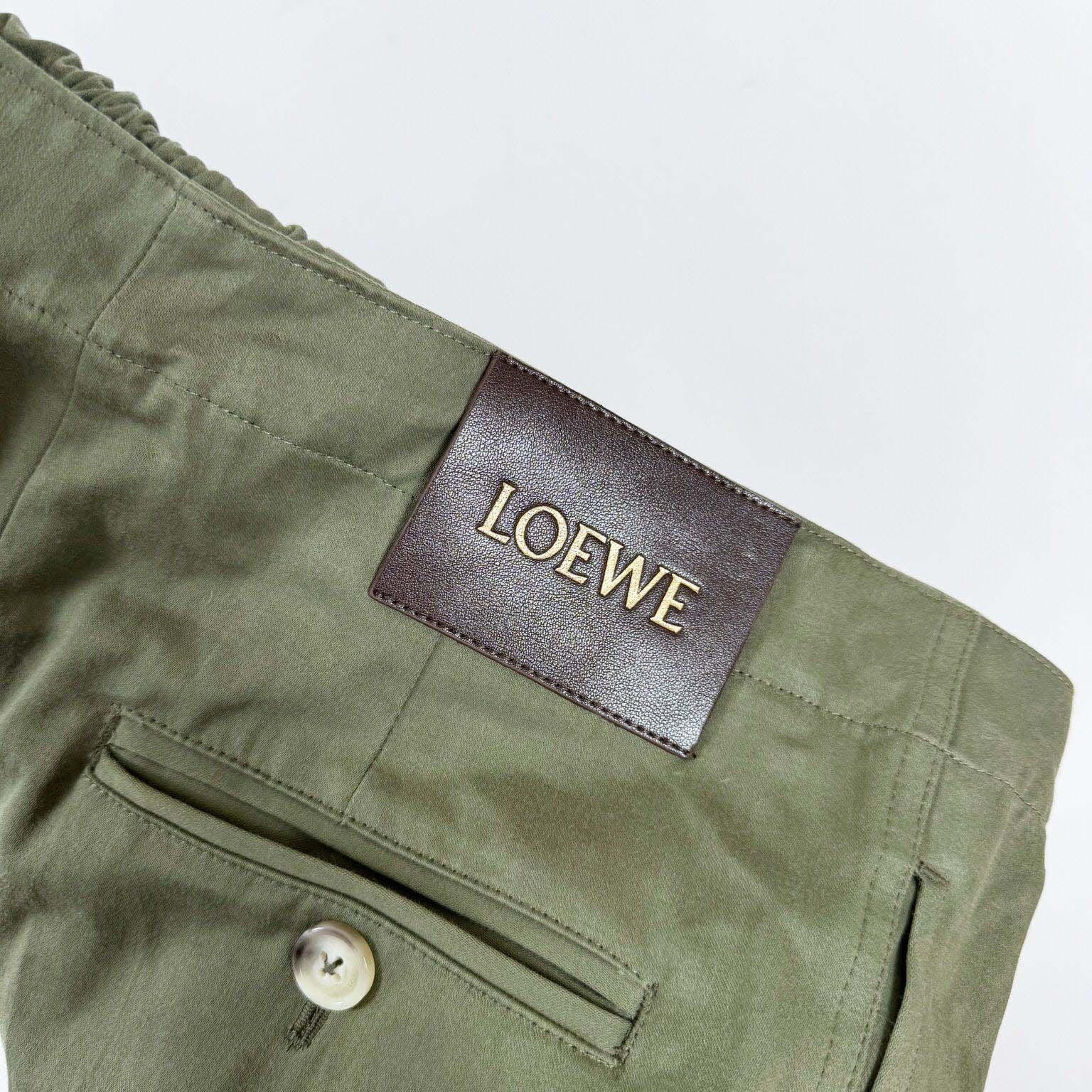 Loewe Belted Pleated Trousers - FashionPlug