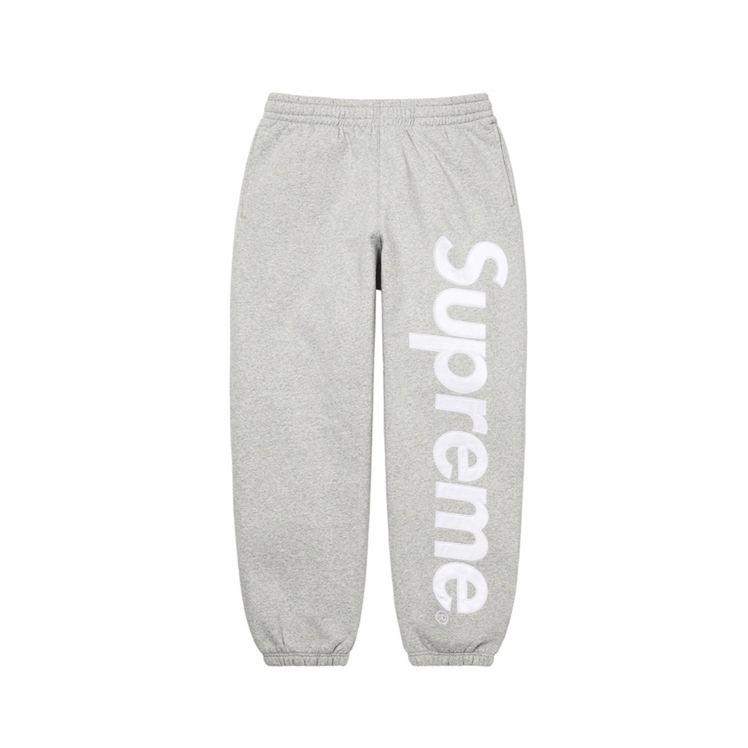 Supreme Satin Appliqué Sweatpant - FashionPlug