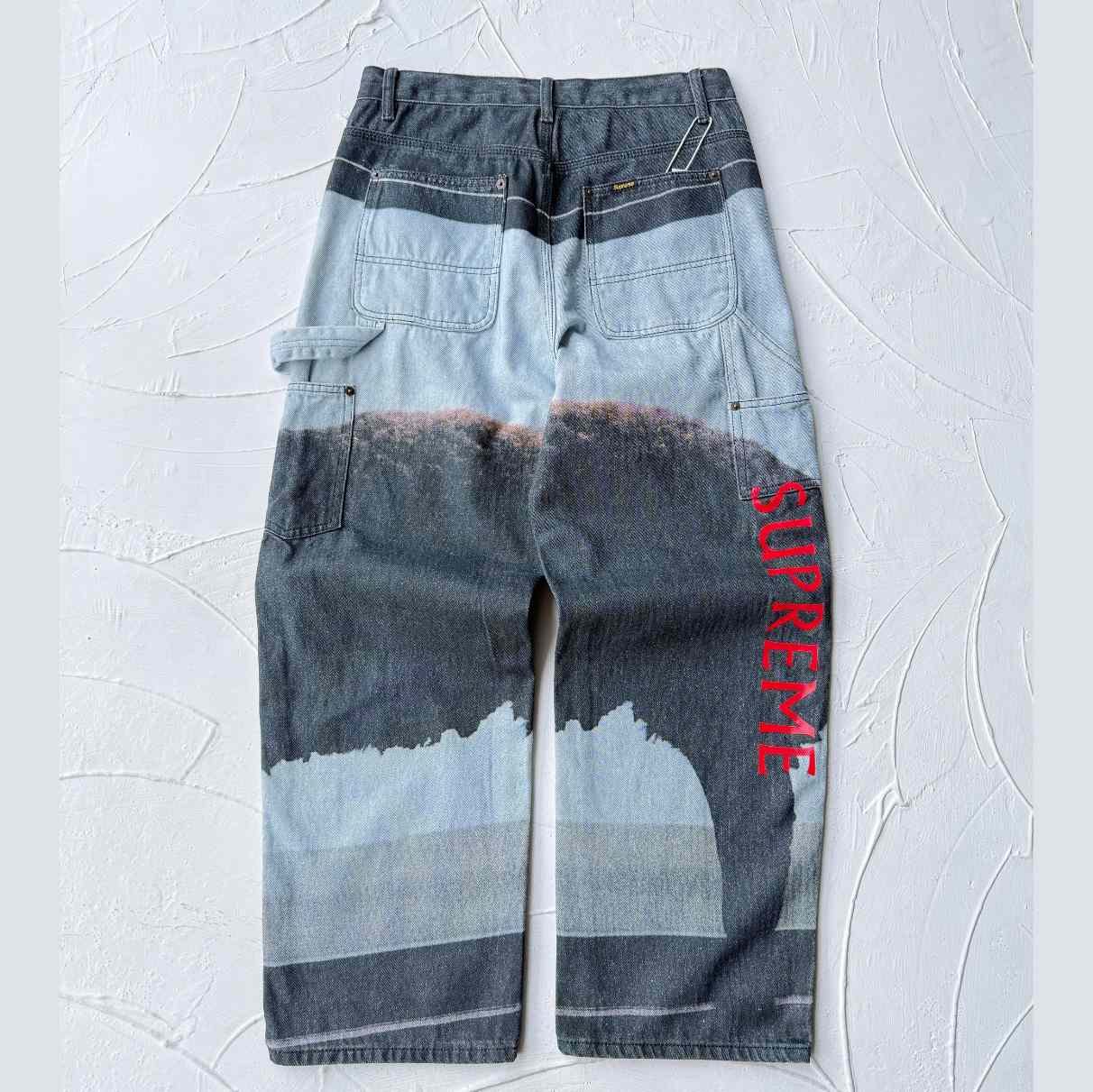 Supreme x Damien Hirst Painter Jean 'Black' - FashionPlug