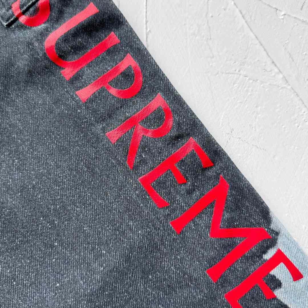 Supreme x Damien Hirst Painter Jean 'Black' - FashionPlug