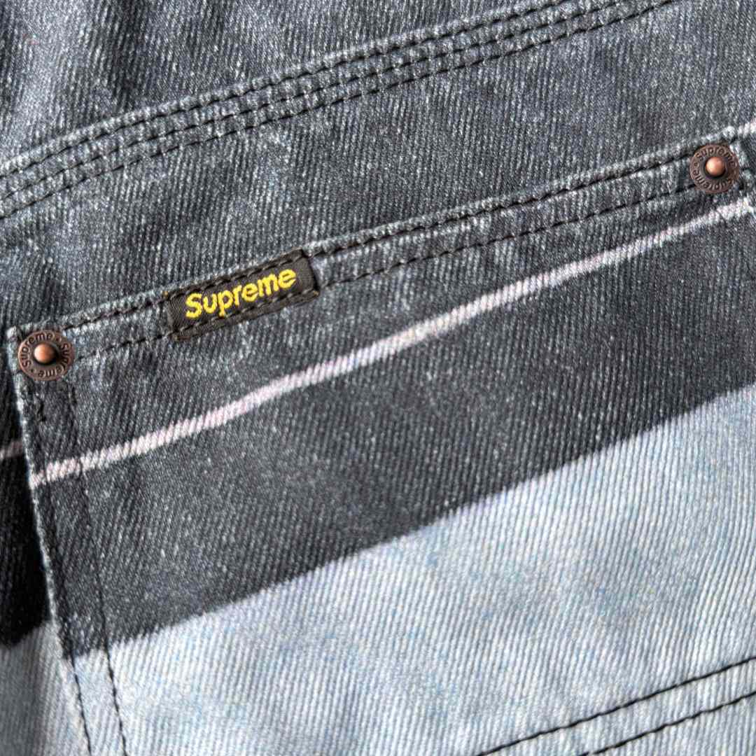 Supreme x Damien Hirst Painter Jean 'Black' - FashionPlug