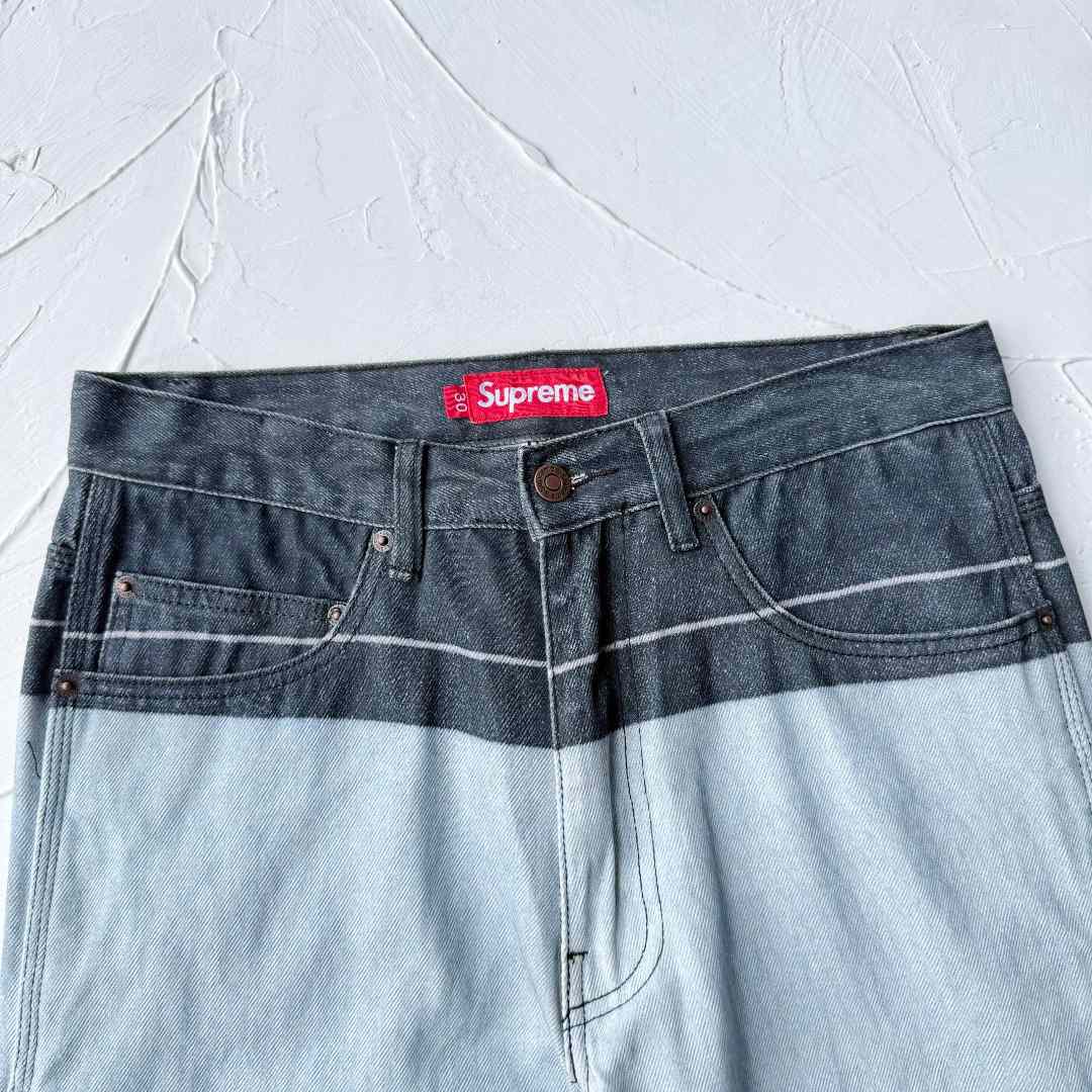 Supreme x Damien Hirst Painter Jean 'Black' - FashionPlug