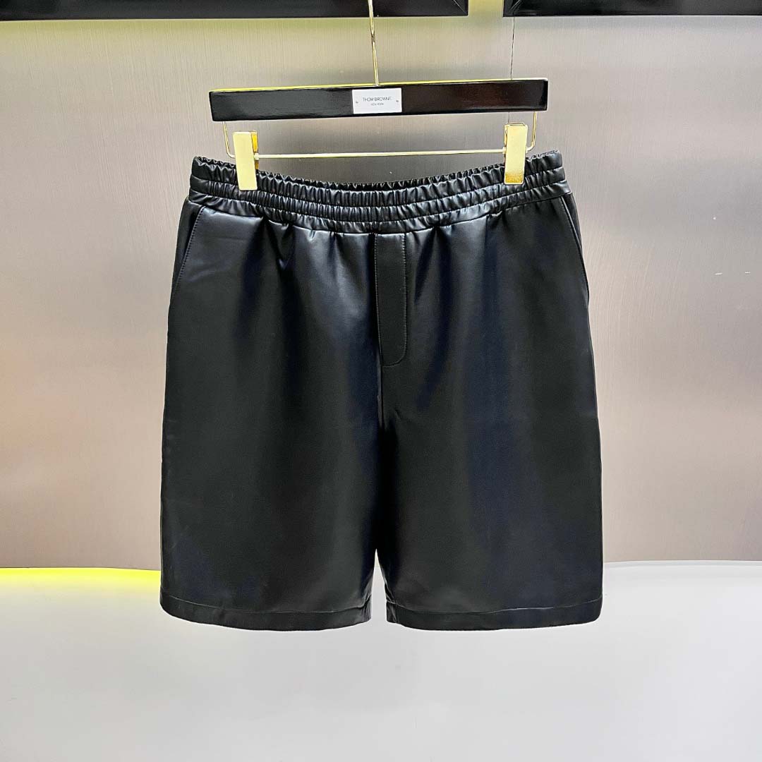 Prada Nappa Leather Bermudas - FashionPlug