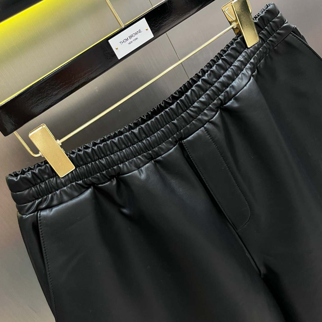 Prada Nappa Leather Bermudas - FashionPlug