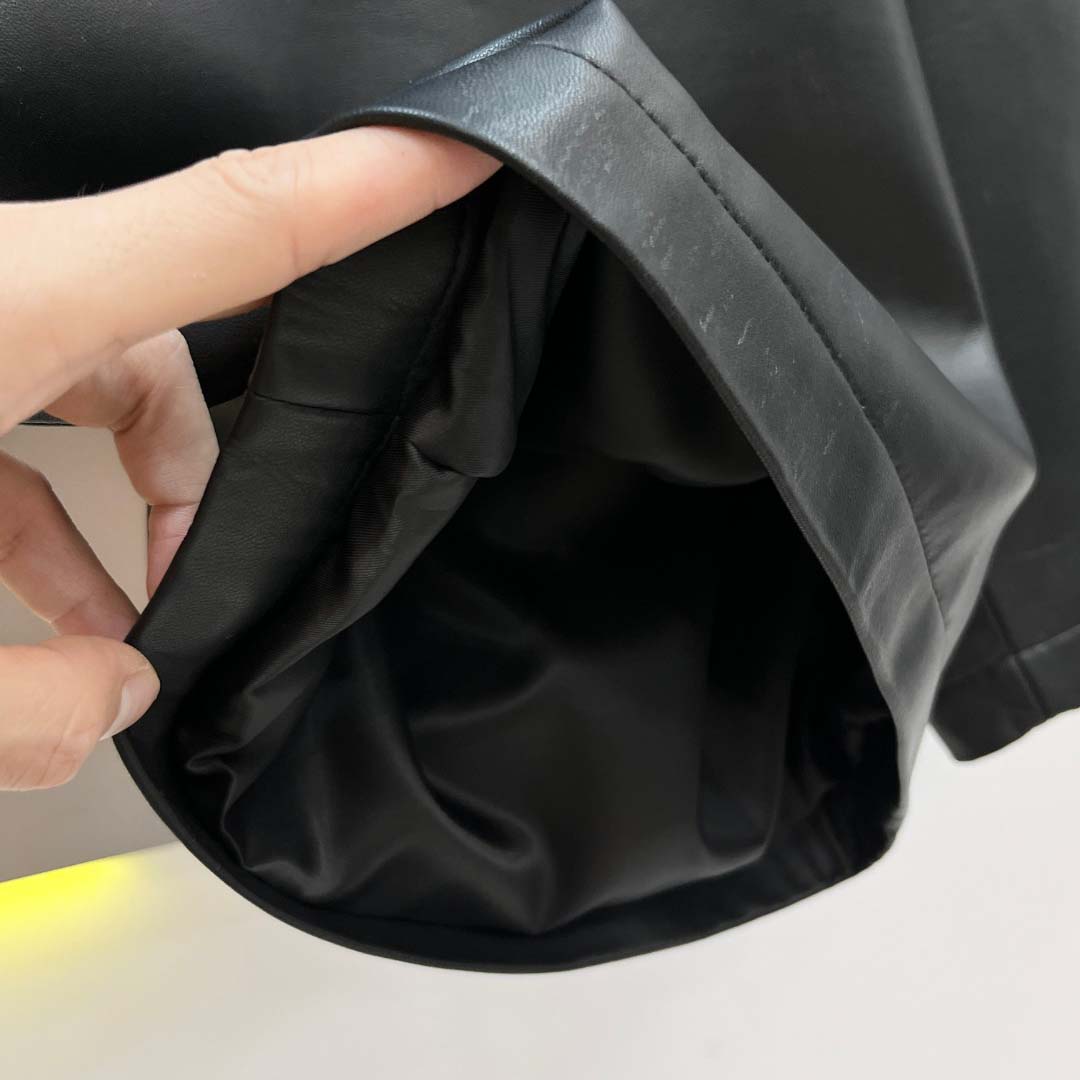 Prada Nappa Leather Bermudas - FashionPlug