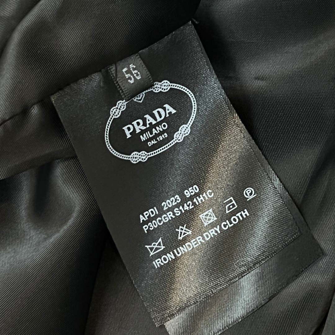 Prada Nappa Leather Bermudas - FashionPlug