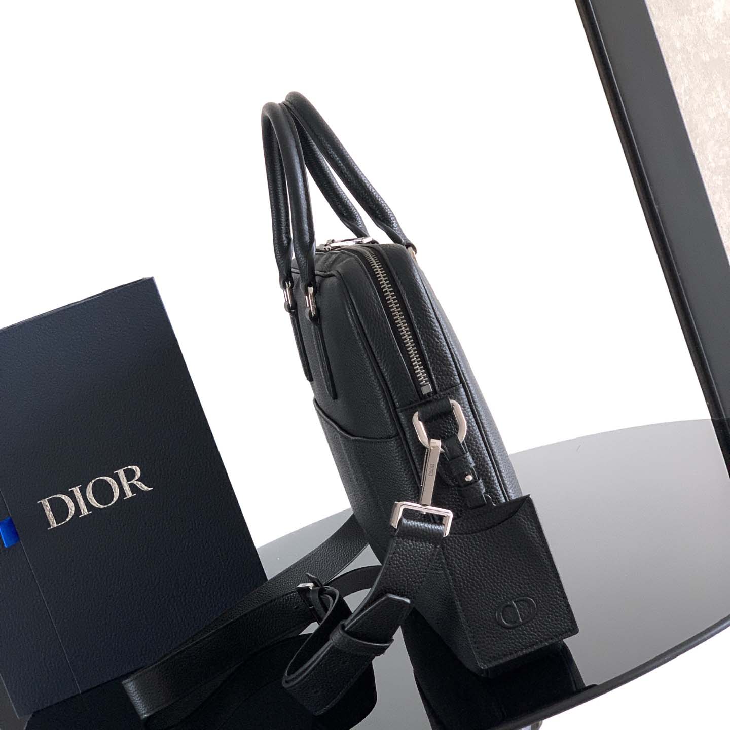 Dior CD Icon A5 Triangle Pouch  - FashionPlug