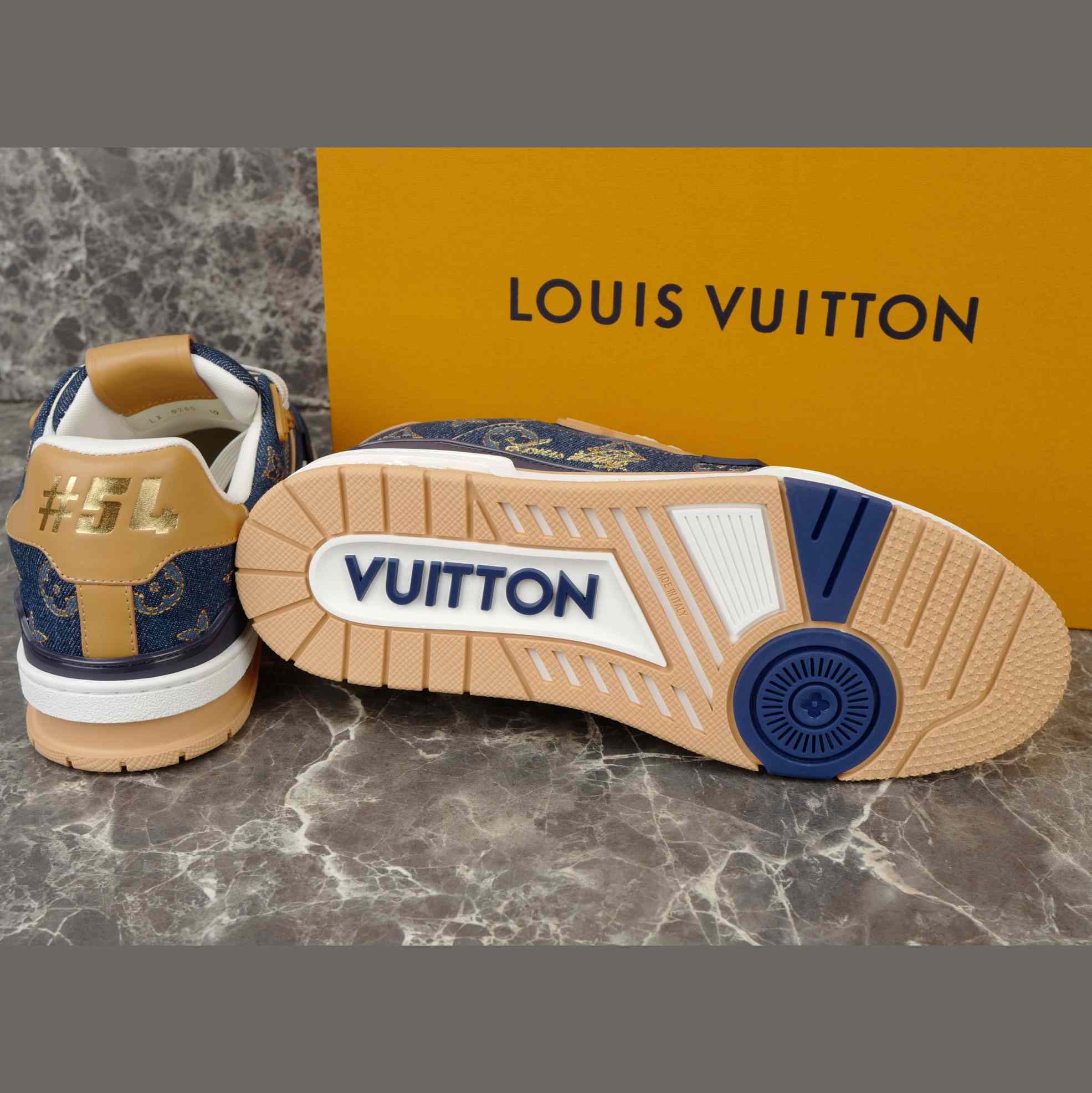Louis Vuitton LV Trainer Sneaker   1AJ354 - FashionPlug