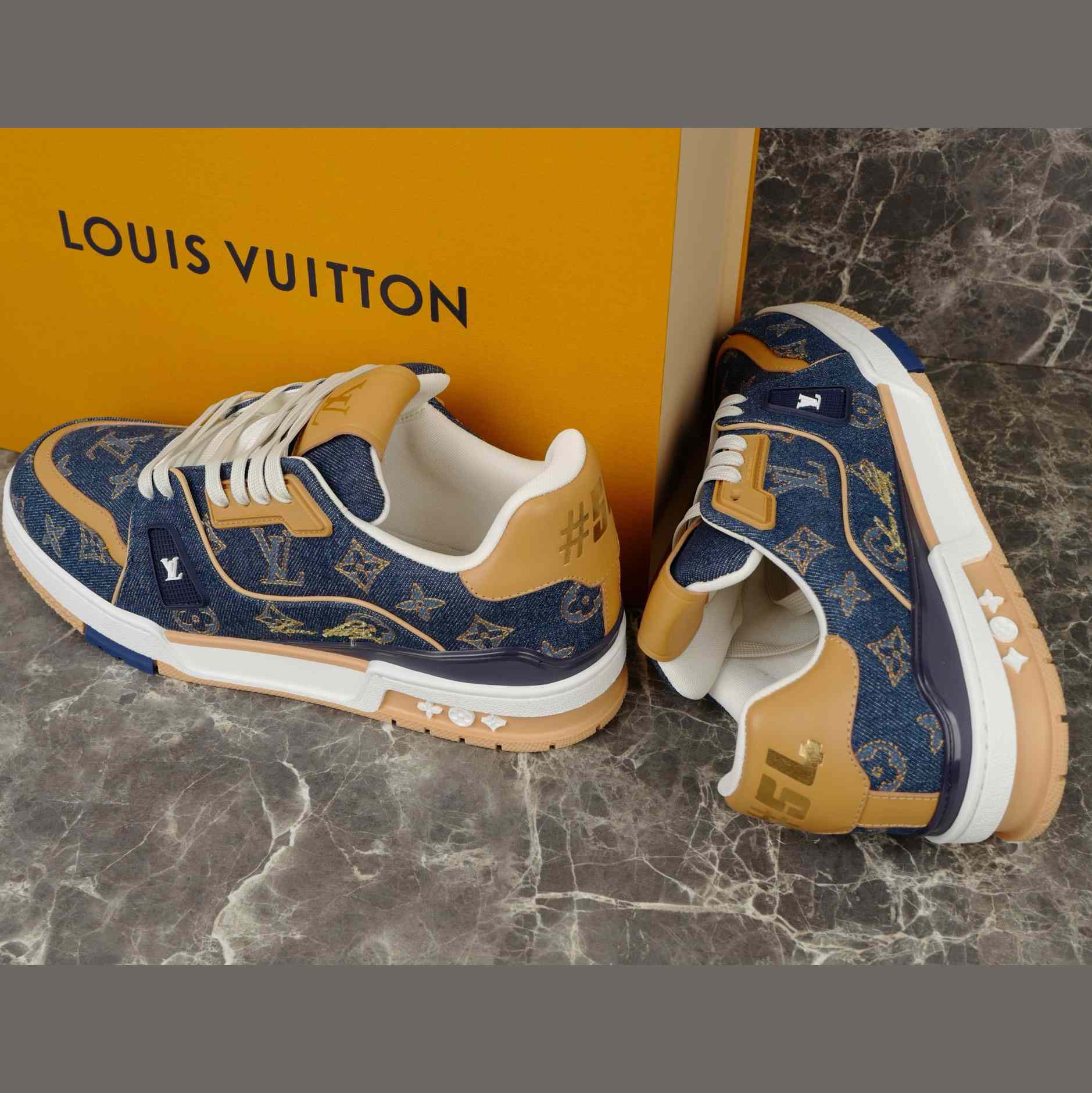 Louis Vuitton LV Trainer Sneaker   1AJ354 - FashionPlug