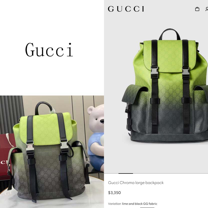 Gucci Chroma Large Backpack - FashionPlug