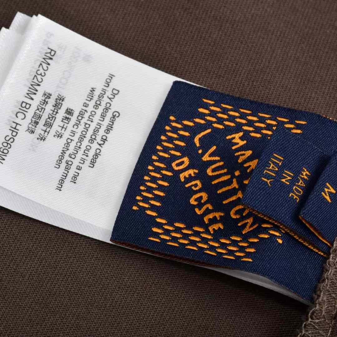 Louis Vuitton Washed Embellished Cotton T-Shirt   1AHCL3 - FashionPlug