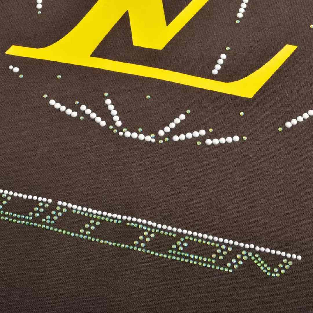 Louis Vuitton Washed Embellished Cotton T-Shirt   1AHCL3 - FashionPlug