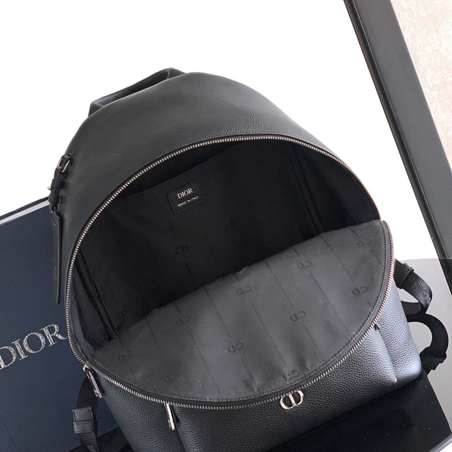 Dior CD Icon Zipped Backpack  - FashionPlug