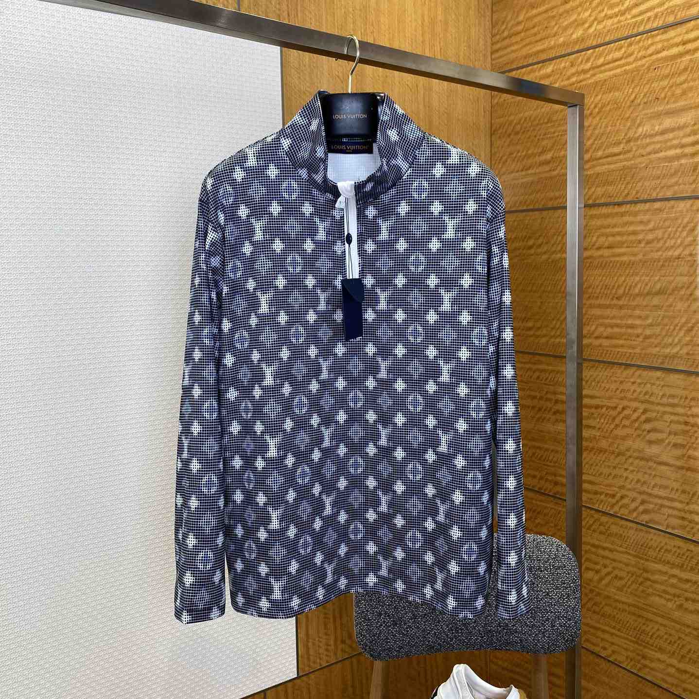 Louis Vuitton Monogram Technical Long-Sleeved T-Shirt   1AJCDC - FashionPlug