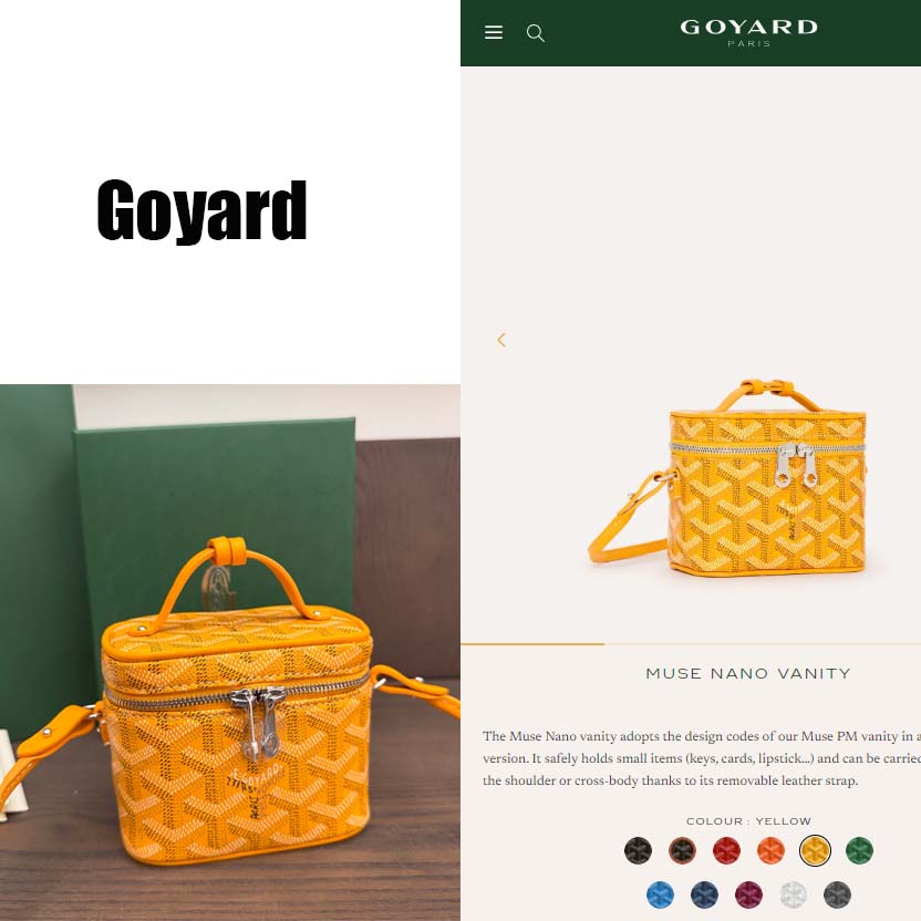 Goyard Muse Nano Vanity - FashionPlug