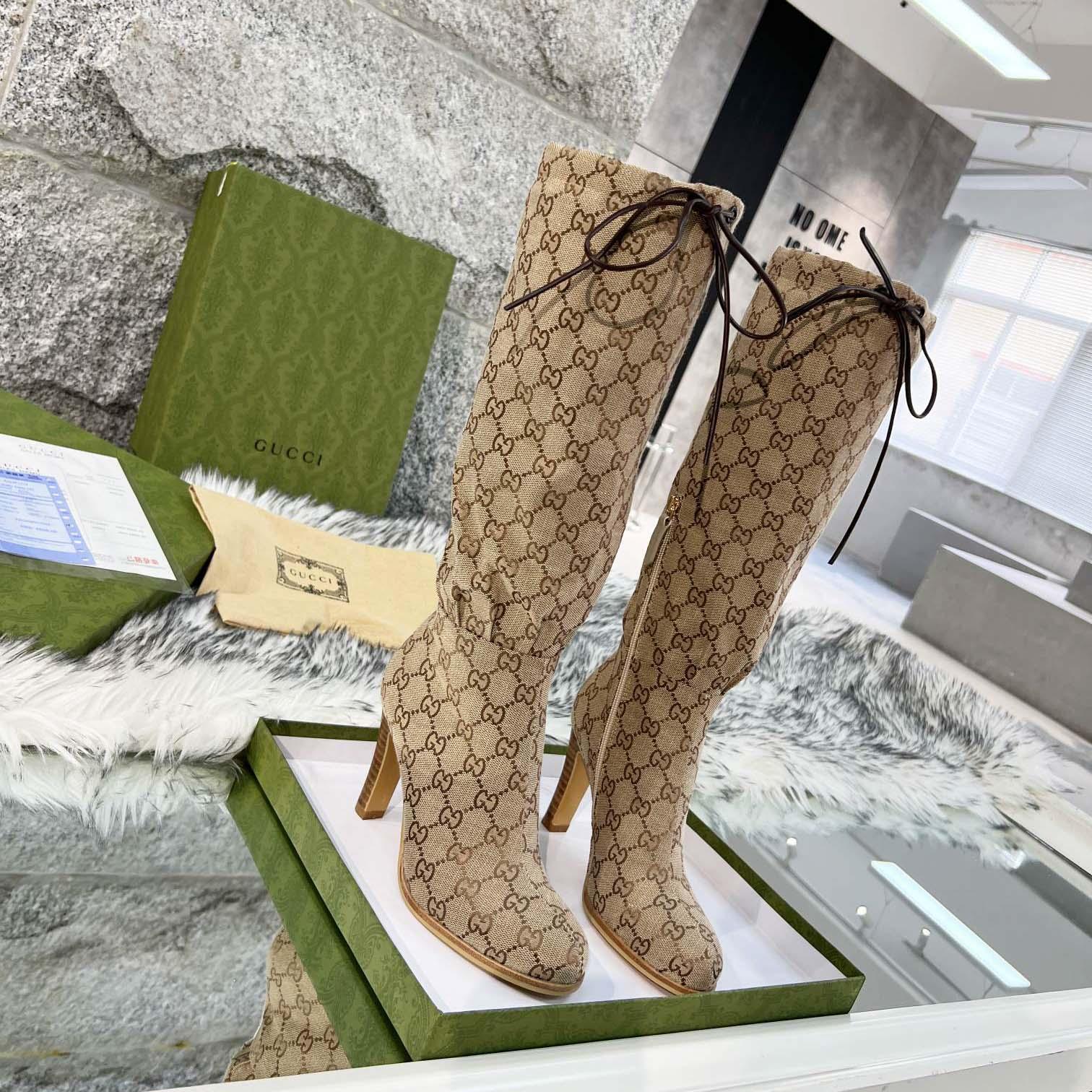 Gucci Knee High Boots - FashionPlug