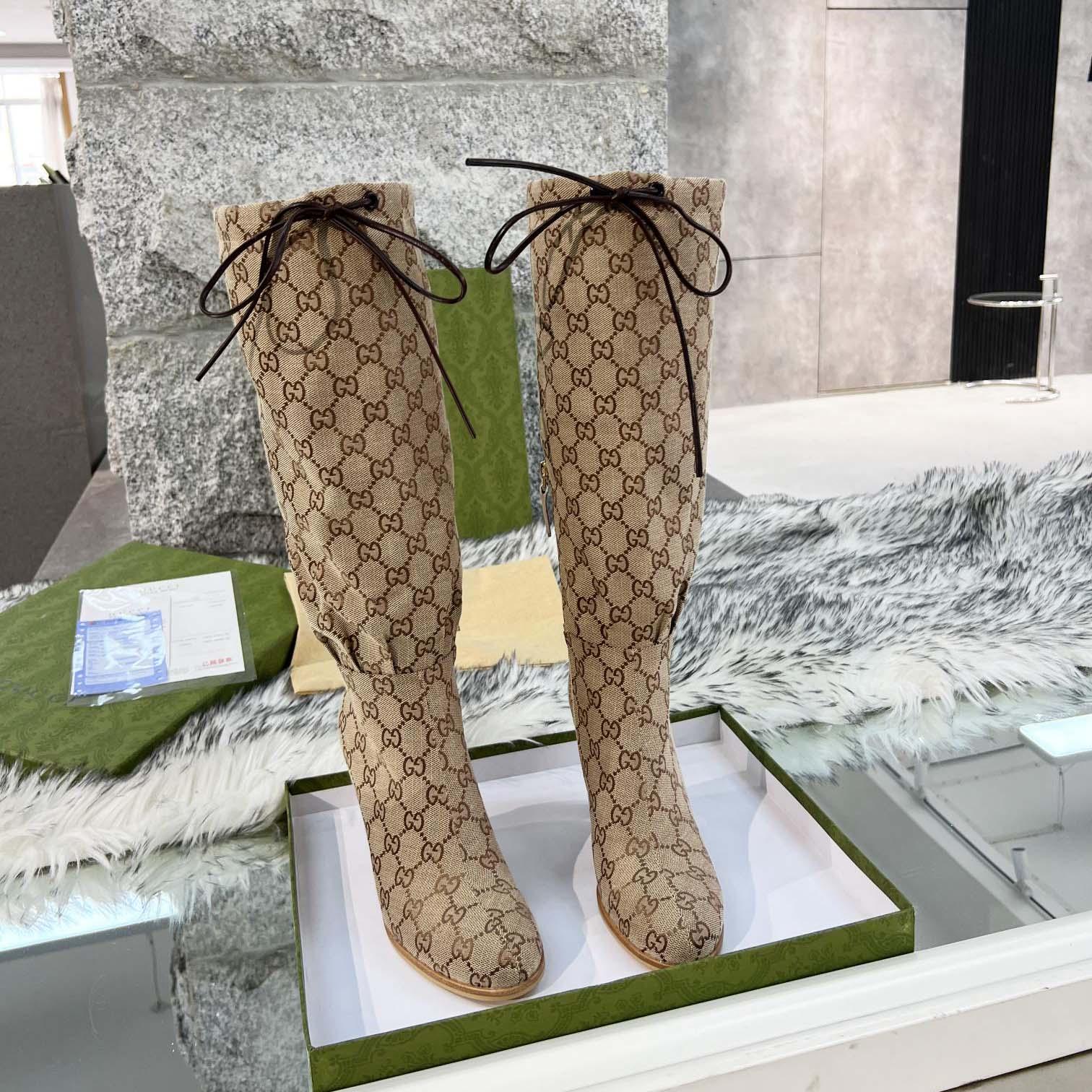 Gucci Knee High Boots - FashionPlug