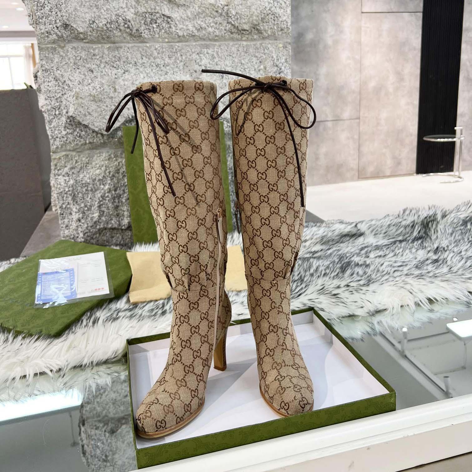 Gucci Knee High Boots - FashionPlug