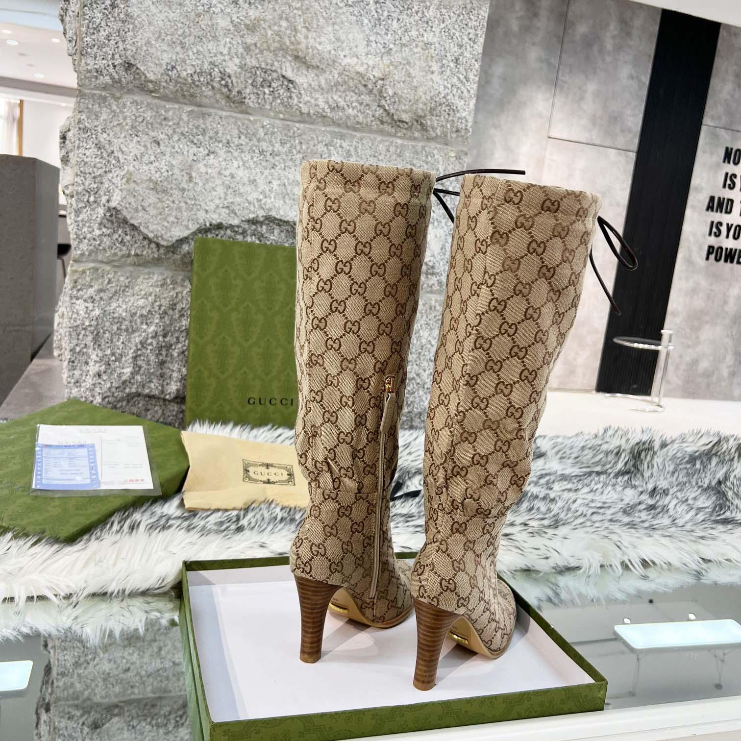 Gucci Knee High Boots - FashionPlug