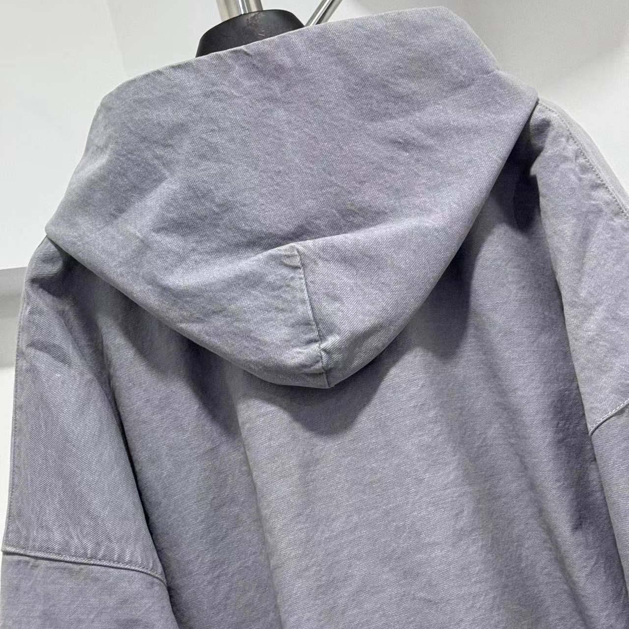 Balenciaga Trompe-l'oeil Zip-up Hoodie - FashionPlug