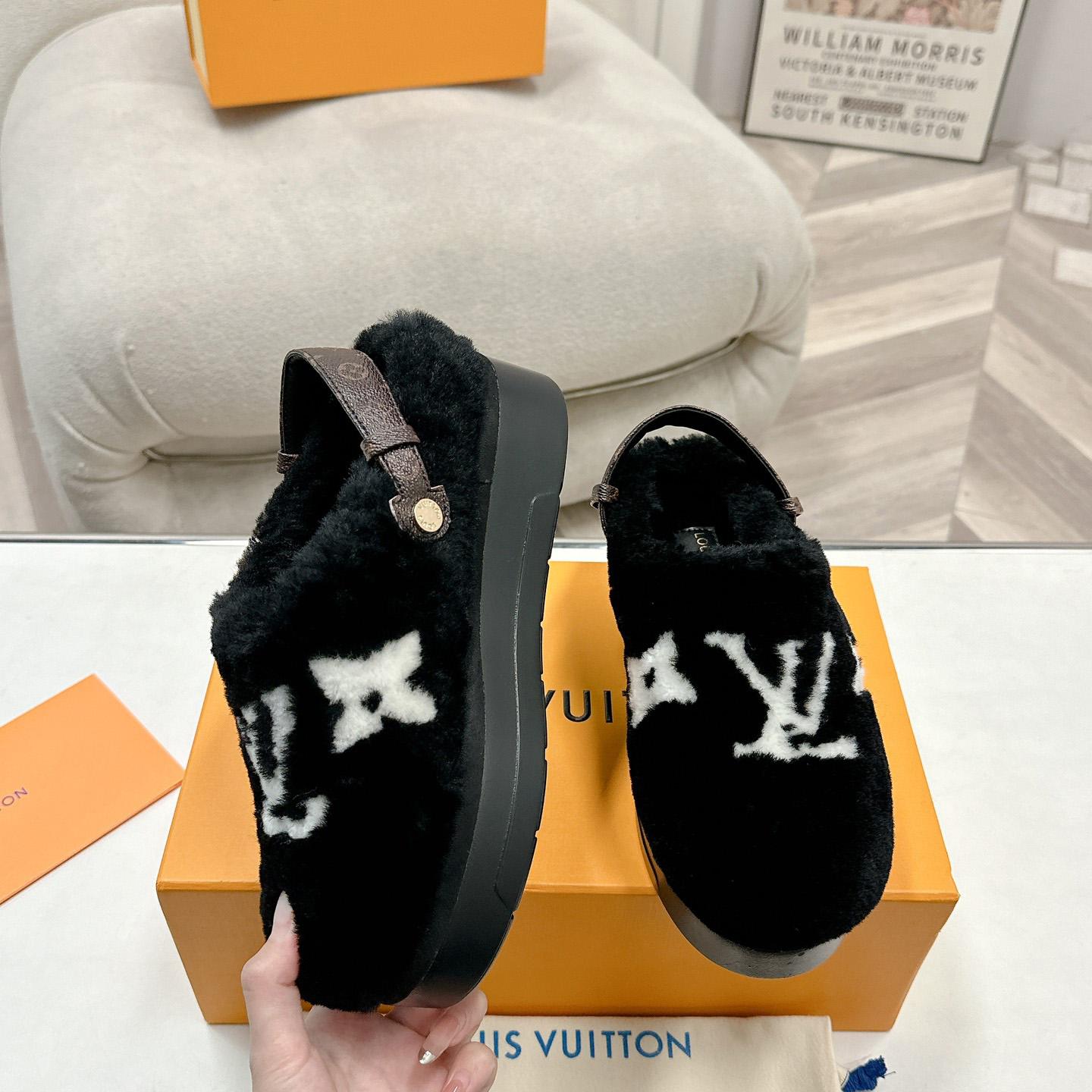 Louis Vuitton Aspen Platform Closed Mule  - FashionPlug
