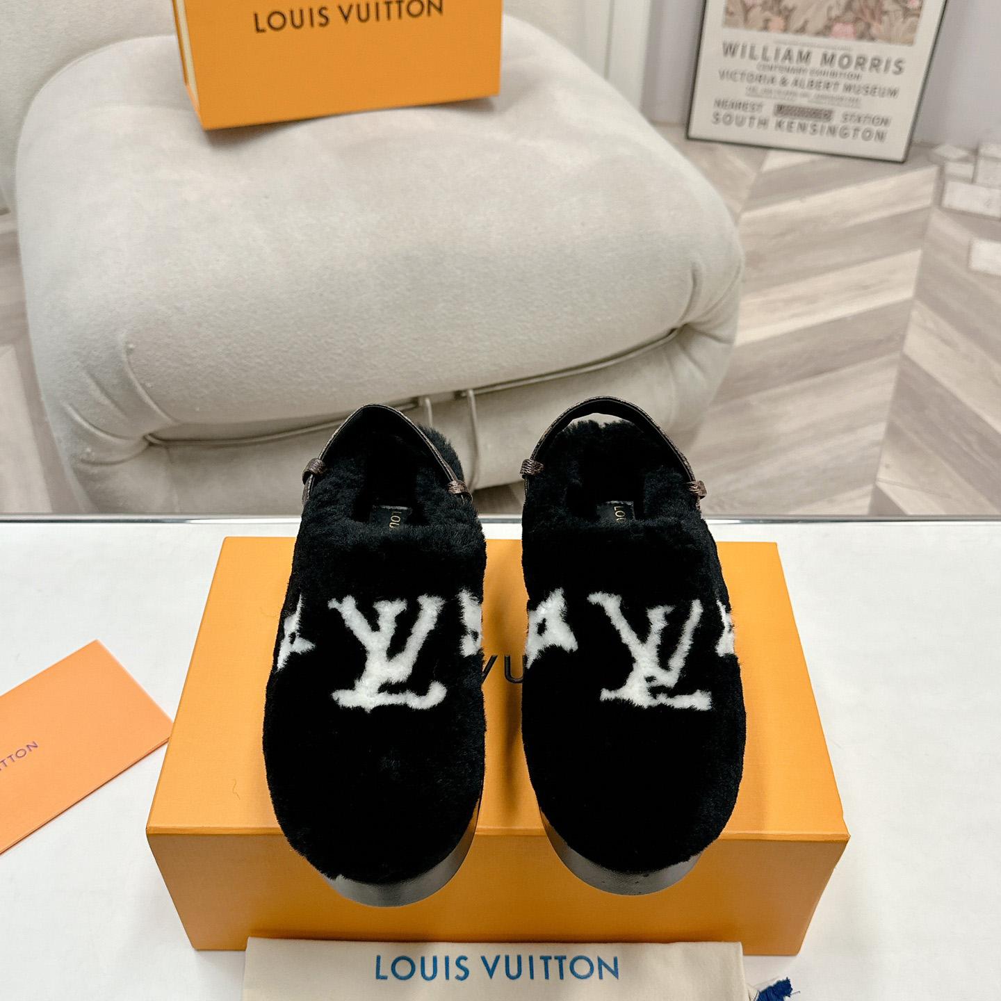 Louis Vuitton Aspen Platform Closed Mule  - FashionPlug