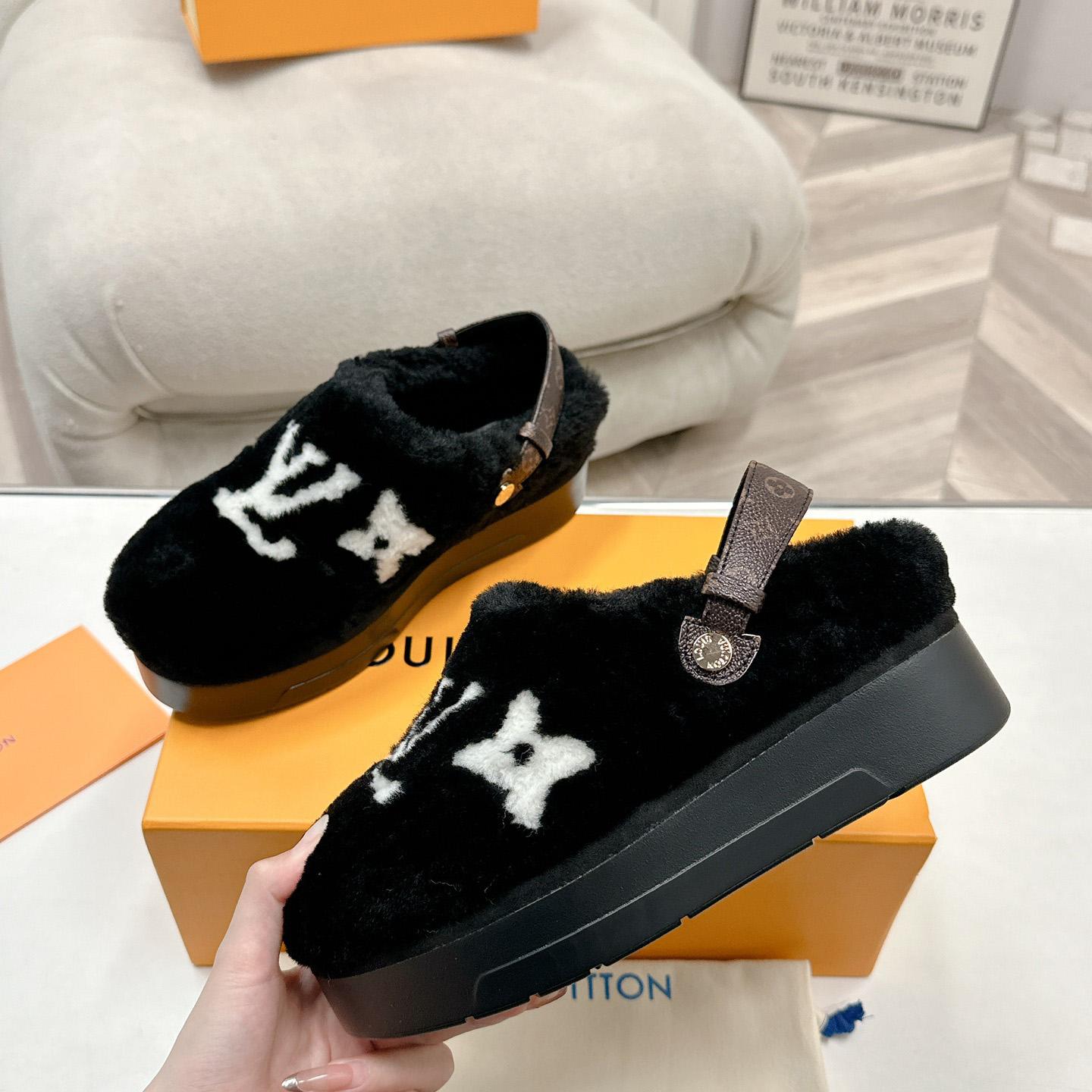 Louis Vuitton Aspen Platform Closed Mule  - FashionPlug