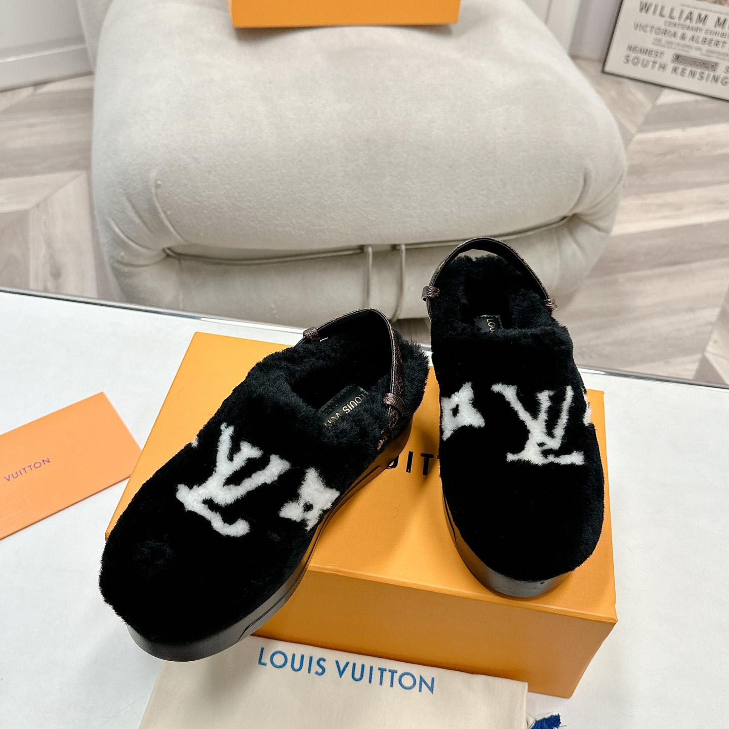 Louis Vuitton Aspen Platform Closed Mule  - FashionPlug