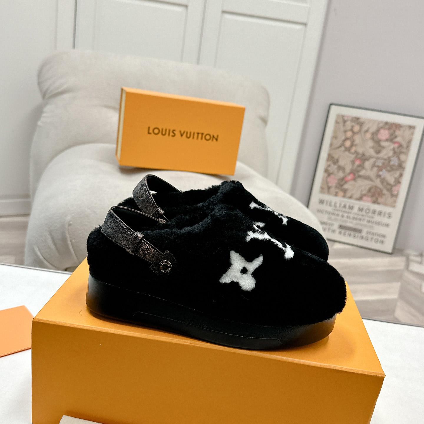 Louis Vuitton Aspen Platform Closed Mule  - FashionPlug