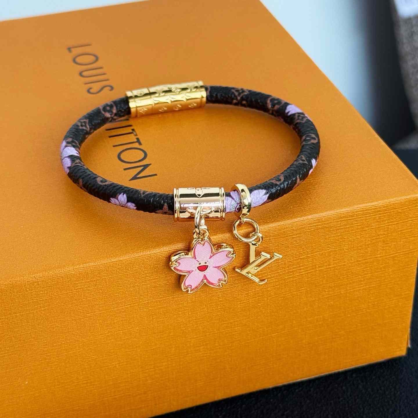 LV x TM Cherry Blossom Bracelet - FashionPlug