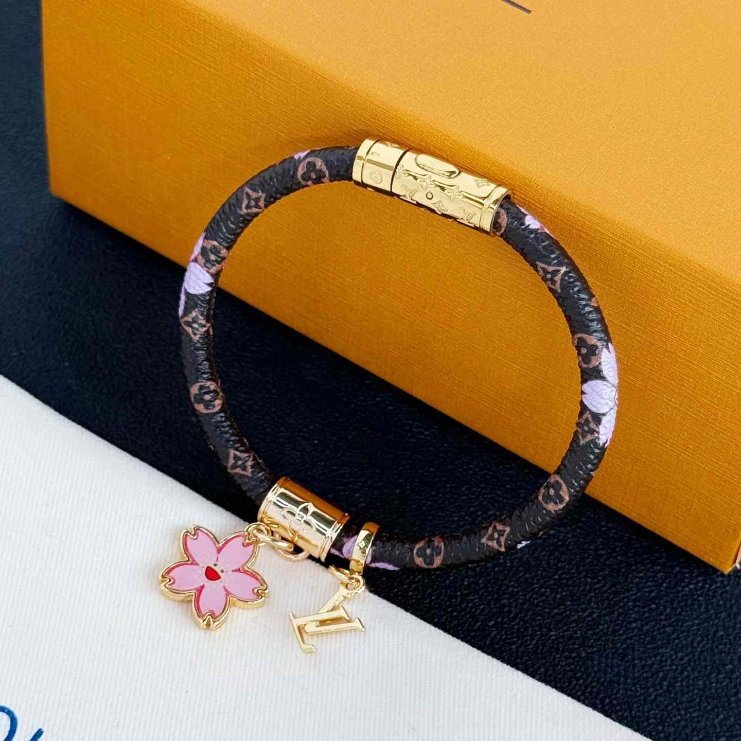 LV x TM Cherry Blossom Bracelet - FashionPlug