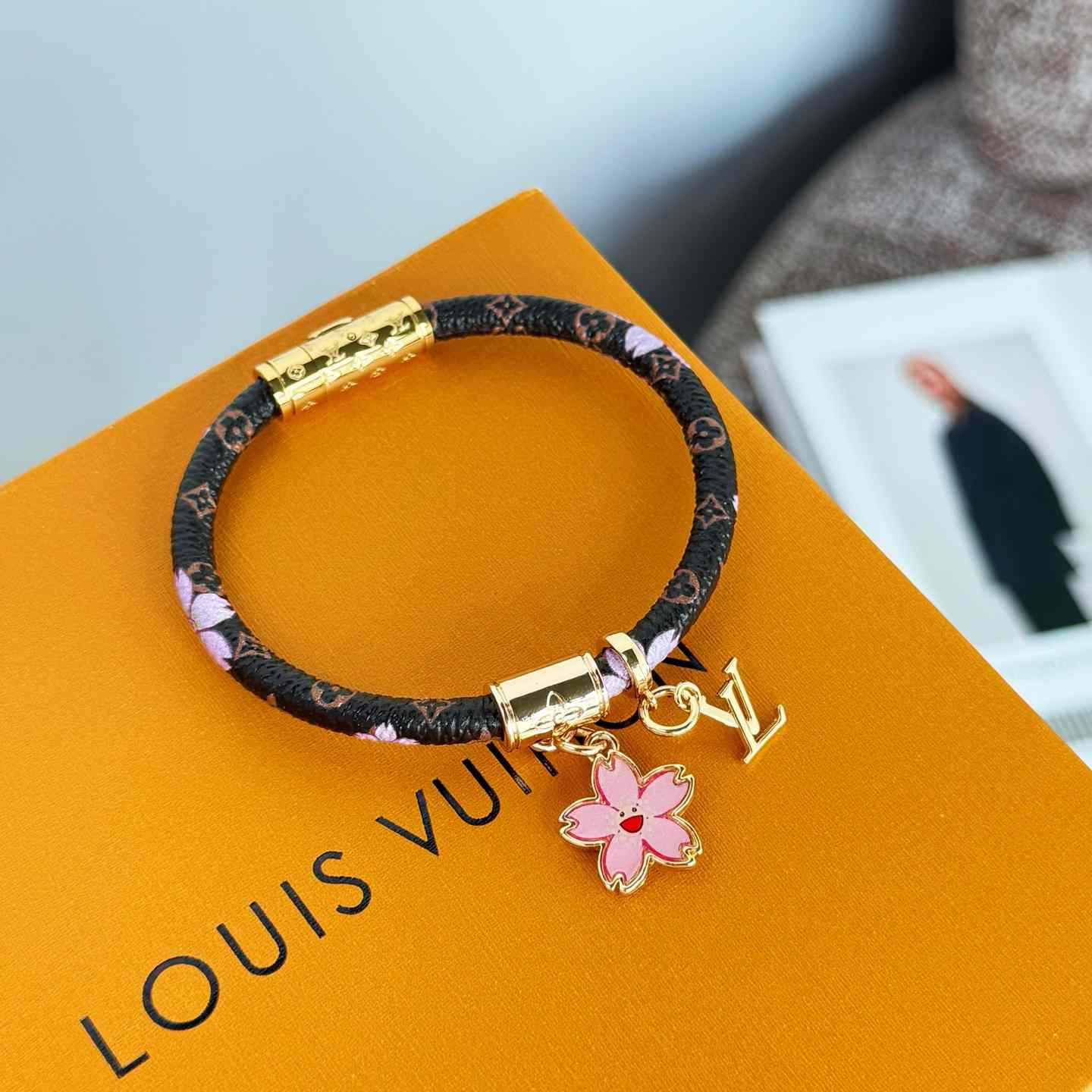 LV x TM Cherry Blossom Bracelet - FashionPlug