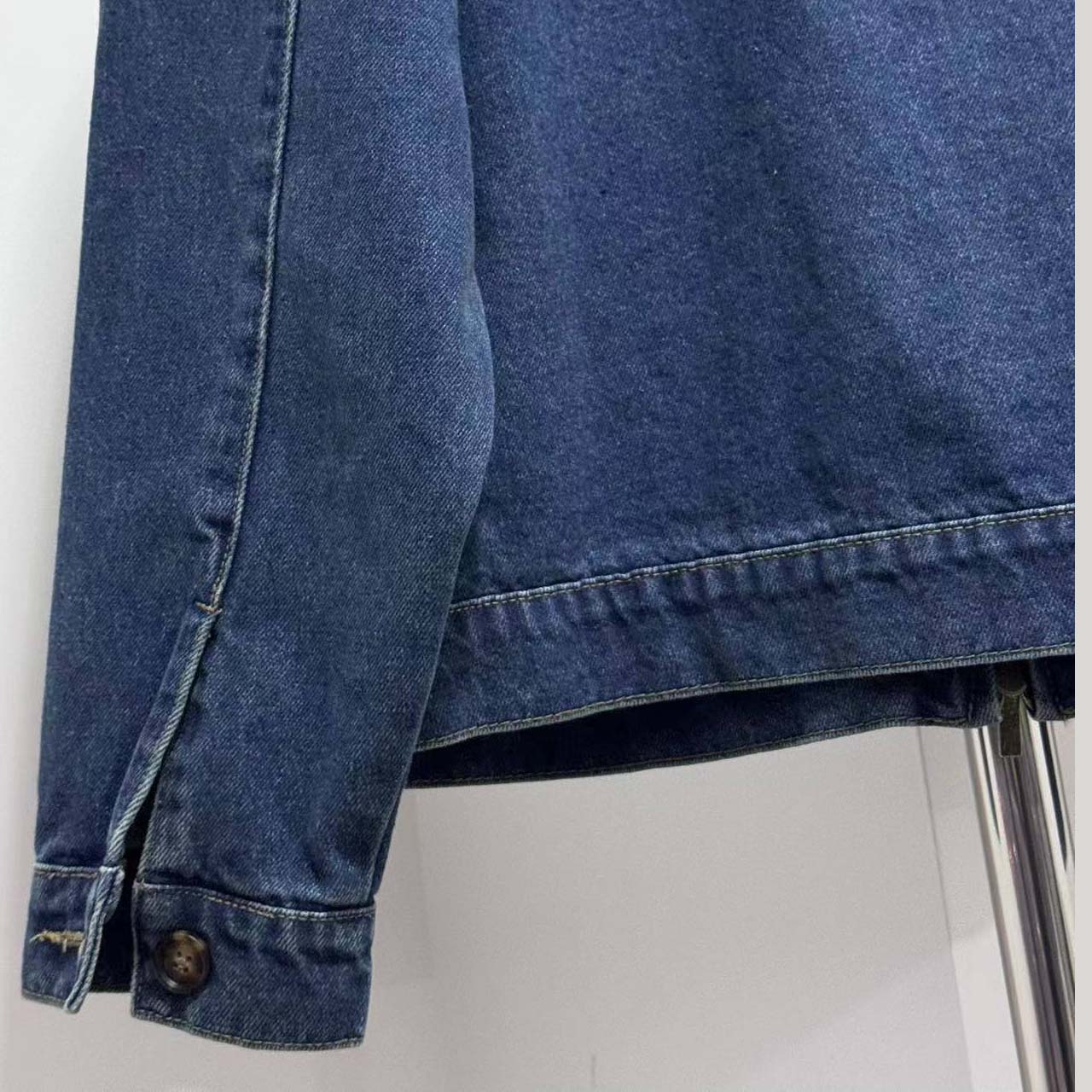 Miu Miu Denim Hoodie Jacket - FashionPlug