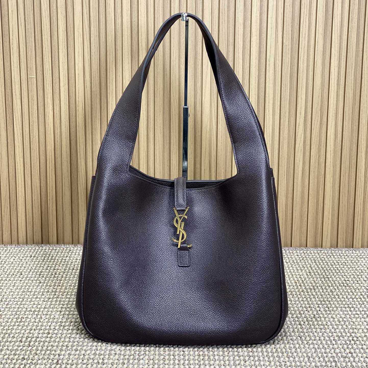 Saint Laurent LE 5 À 7 Bea In Grained Leather - FashionPlug