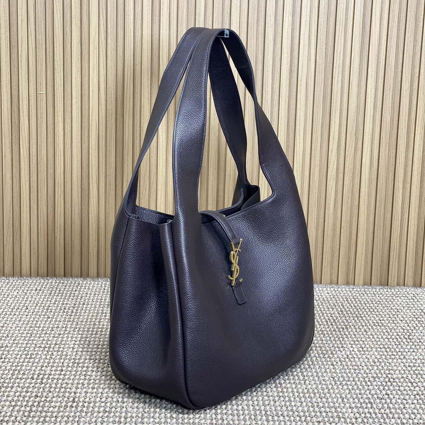 Saint Laurent LE 5 À 7 Bea In Grained Leather - FashionPlug