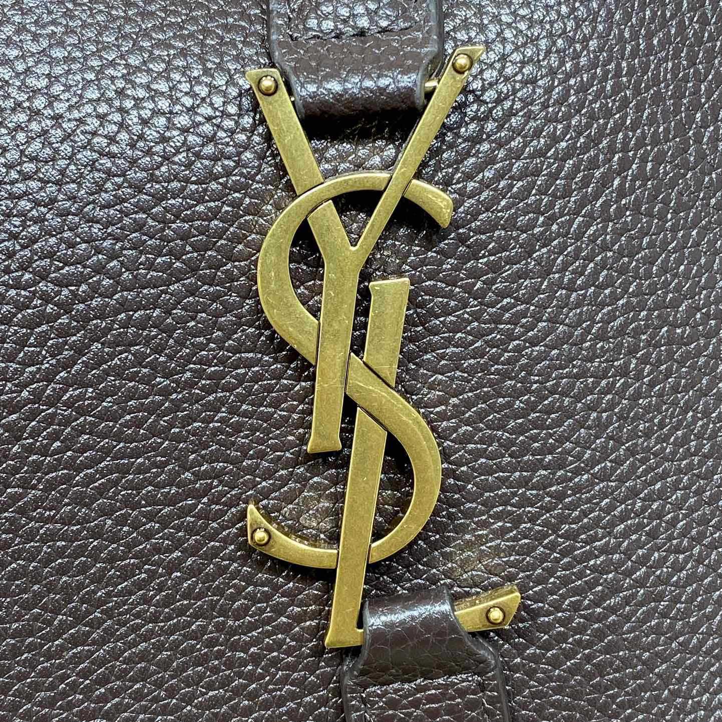 Saint Laurent LE 5 À 7 Bea In Grained Leather - FashionPlug