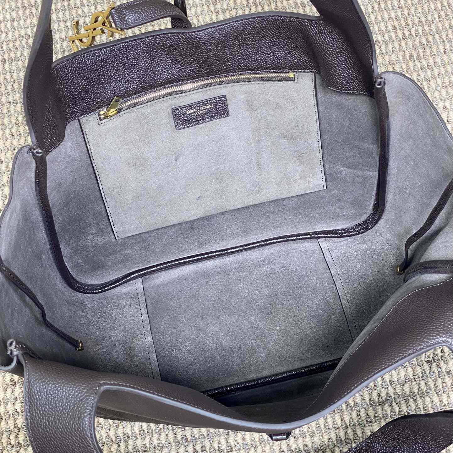 Saint Laurent LE 5 À 7 Bea In Grained Leather - FashionPlug