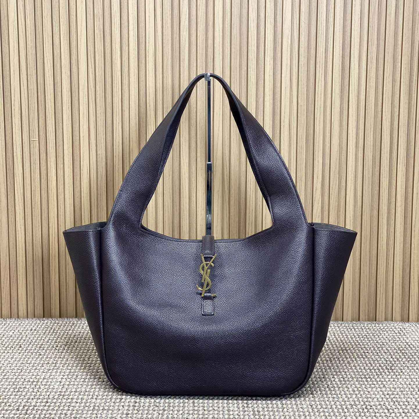 Saint Laurent LE 5 À 7 Bea In Grained Leather - FashionPlug