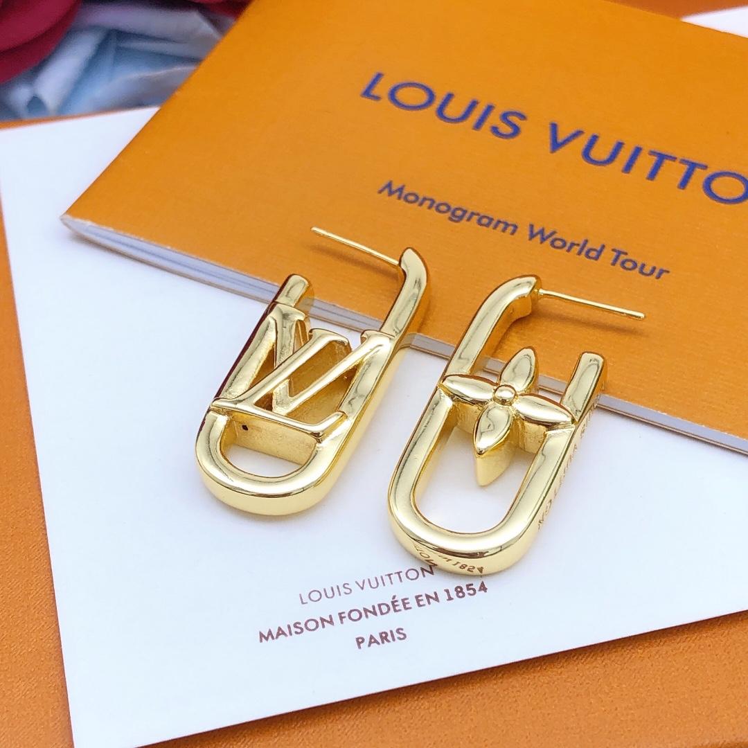 Louis Vuitton My LV Chain Earrings S00 - FashionPlug