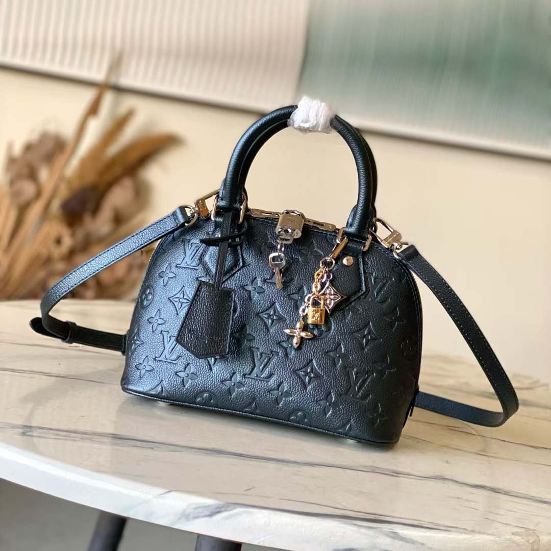 Louis Vuitton Alma BB Monogram Empreinte Leather    M26686  - FashionPlug